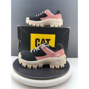 Caterpillar Invader Sport Womens Size 5.5 Black Pink Composite Toe Work Shoes EH